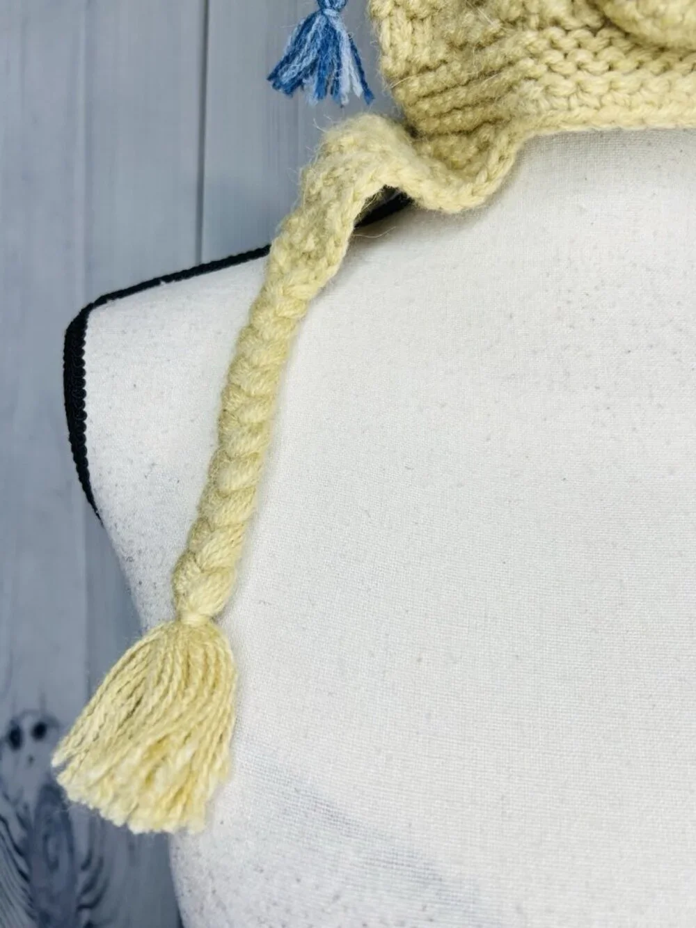 Andes Gifts Alpaca Llama Head Hat Adult Tan Peru